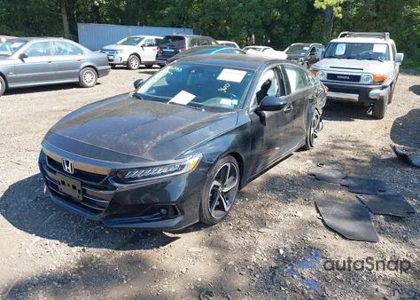 2022 Honda Accord Sport Special Edition из США, поврежденный, VIN 1HGCV1F43NA101387
